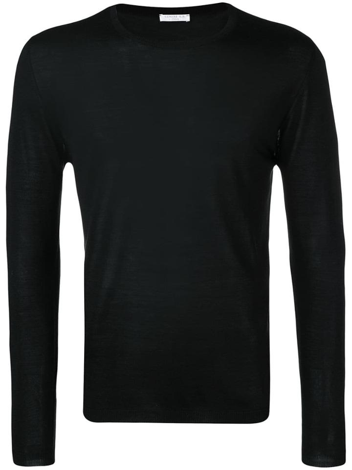 Cenere Gb Slim-fit Silk T-shirt - Blue