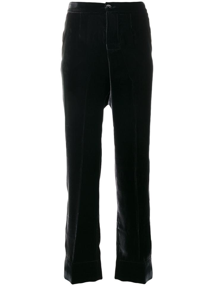 F.r.s For Restless Sleepers Velvet Trousers - Grey