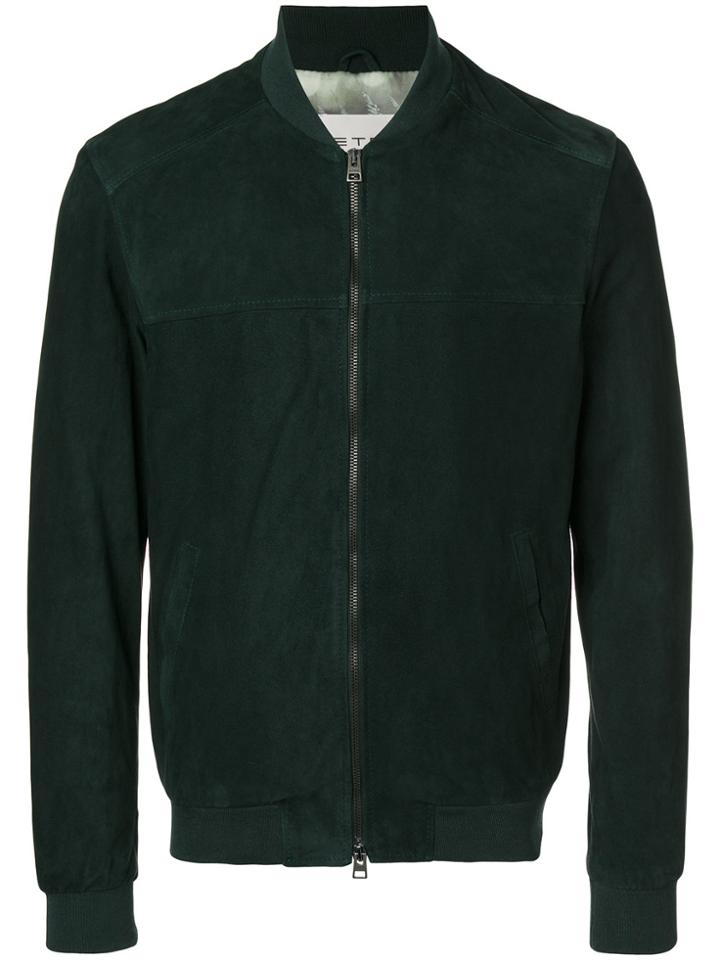 Etro Classic Bomber Jacket - Green