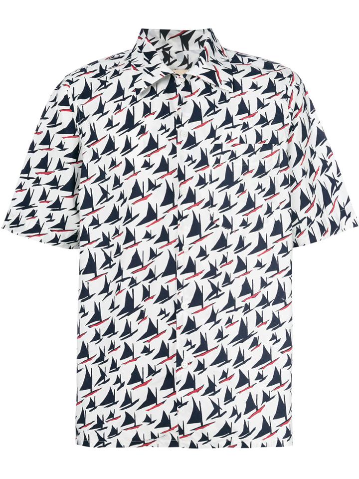 Marni Sail Print Shirt - White