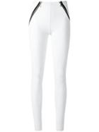 Tufi Duek Zipped Skinny Trousers - White