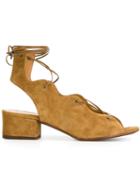 Saint Laurent Babies Sandals, Women's, Size: 37.5, Brown, Suede/leather