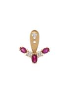 Yvonne Léon 18kt Gold And Diamond Earring - Metallic