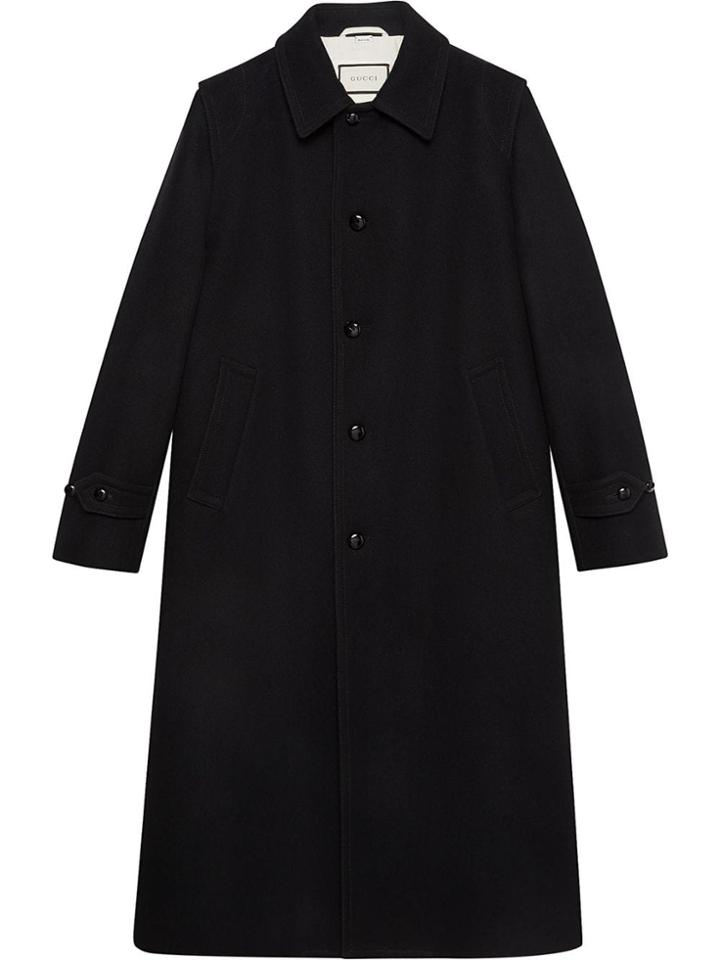 Gucci Wool Coat - Black