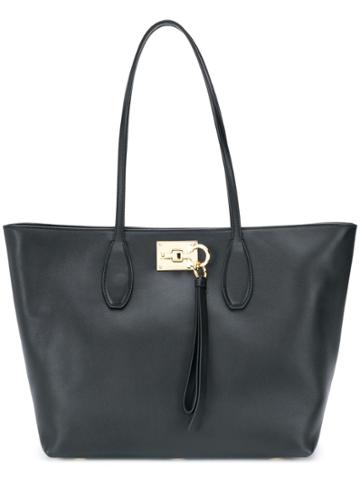Salvatore Ferragamo Studio Tote - Black