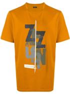 Ermenegildo Zegna Deconstructed Logo T-shirt - Orange