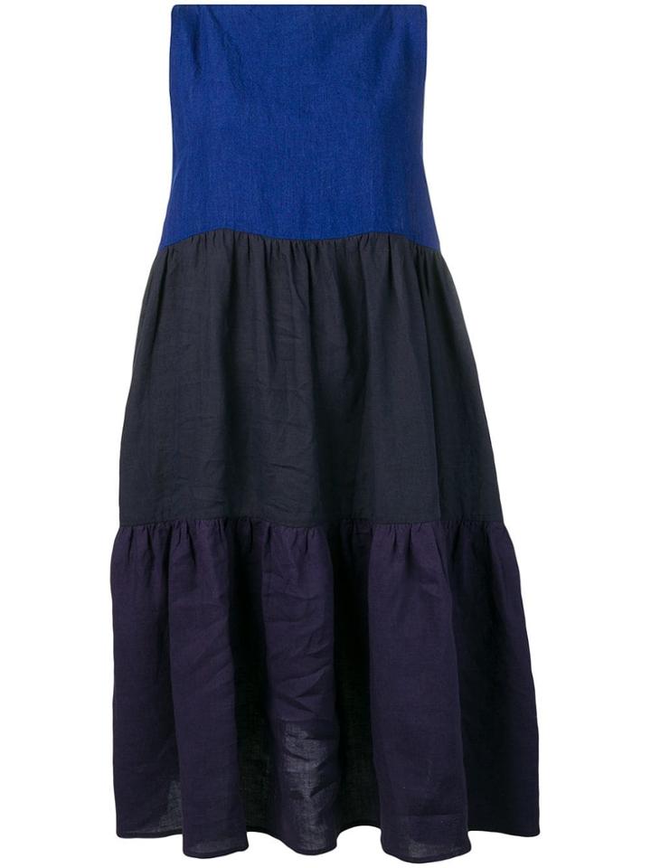 Daniela Gregis Oversized Flared Dress - Blue