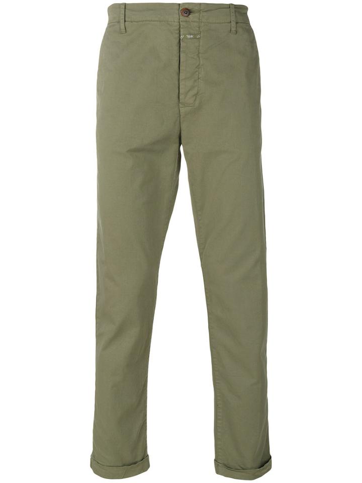 Closed - Stretch Chinos - Men - Cotton/spandex/elastane - 31, Grey, Cotton/spandex/elastane