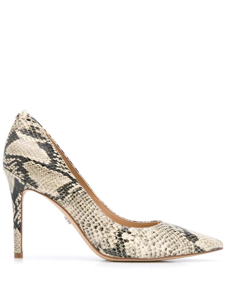 Sam Edelman Snake Print Effect Pumps - Neutrals