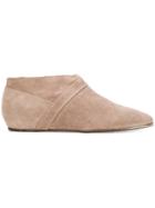 See By Chloé Side Zip Ankle Boots - Nude & Neutrals