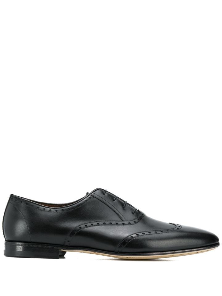 A. Testoni Oxford Lace-up Shoes - Black