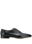 A. Testoni Oxford Lace-up Shoes - Black