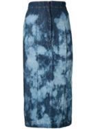 Manning Cartell Tie-dye Denim Skirt - Blue
