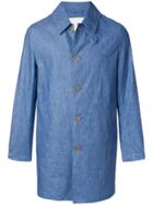 Mackintosh Light Indigo Storm System Linen Short Coat Gm-002b/bt -