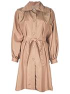 Givenchy Vintage Trenchcoat, Women's, Size: 44, Nude/neutrals, Polyester