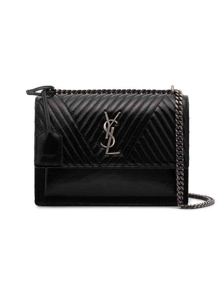 Saint Laurent Black Sunset Monogram Bag
