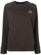 Isabel Marant Étoile Logo Patch Sweatshirt - Black
