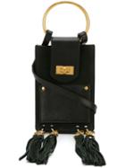 Chloé Mini Jane Crossbody Bag, Women's, Black, Calf Leather/suede