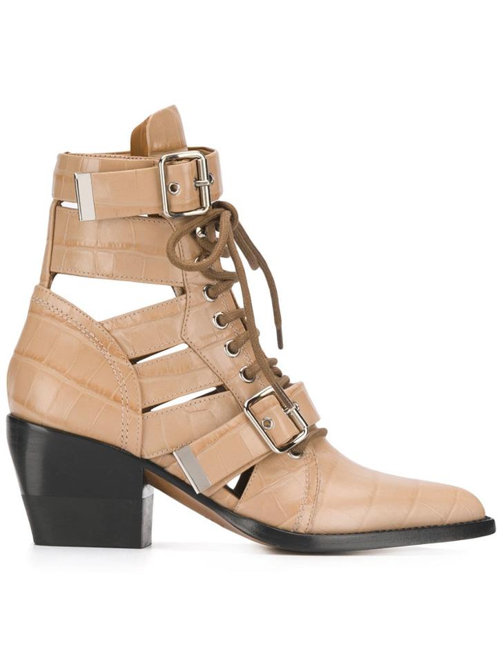 Chloé Rylee Boots - Neutrals