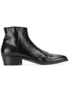 John Varvatos Classic Ankle Boots - Black