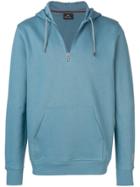 Ps By Paul Smith Zip Detail Hoodie - Blue