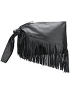 Isabel Marant Farwo Fringed Clutch - Black
