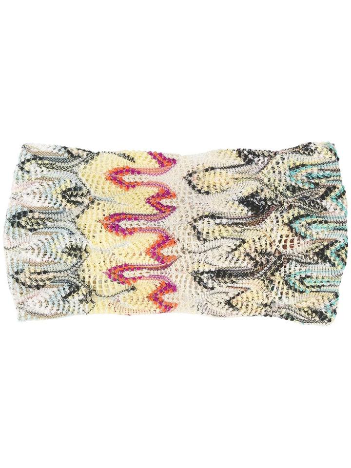 Missoni Crocheted Turban - Neutrals