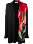 Etro Contrast Cardigan, Women's, Size: 42, Black, Silk