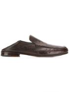 Ermenegildo Zegna Step-back Loafers - Brown