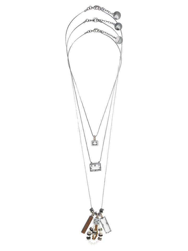 Camila Klein Set Of 3 Necklaces - Metallic