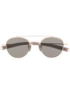 Dita Eyewear Embossed Aviator Sunglasses - Gold