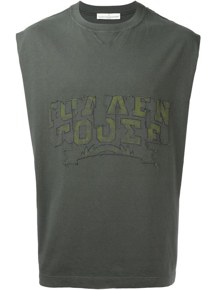 Golden Goose Deluxe Brand 'conor' Tank Top, Men's, Size: Medium, Green, Cotton