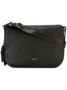 Furla - Classic Shoulder Bag - Women - Calf Leather - One Size, Black, Calf Leather