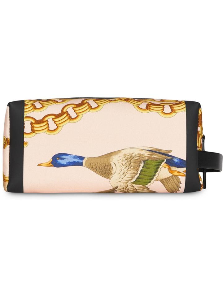 Burberry Archive Scarf Print Pouch - Yellow