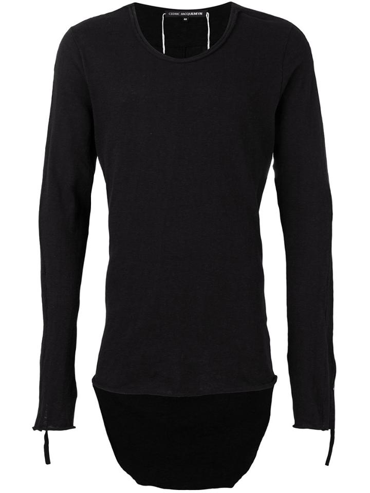 Cedric Jacquemyn Long Sleeved Sweatshirt - Black
