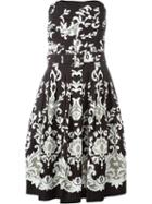 Samantha Sung English Macrame Print Dress