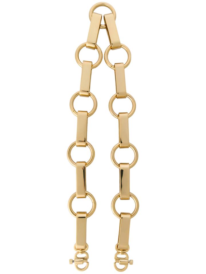 Mark Cross Chain Link Shoulder Strap - Metallic