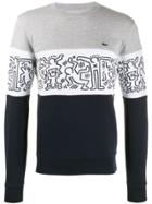 Lacoste Colour-block Sweatshirt - Grey
