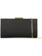 Salvatore Ferragamo Simple Evening Clutch, Women's, Black