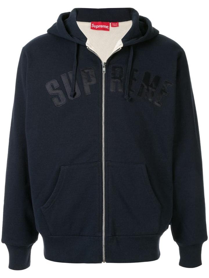 Supreme Arc Logo Thermal Zip-up - Blue