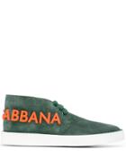 Dolce & Gabbana Logo Sneakers - Green