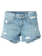 Rag & Bone /jean Denim Shorts, Women's, Size: 25, Blue, Cotton
