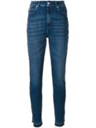 Alexander Mcqueen Skinny High Waisted Jeans - Blue