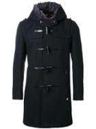 Loveless Hooded Duffle Coat, Men's, Size: 2, Black, Lambs Wool/nylon