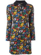 Jean Paul Gaultier Pre-owned Face Pattern Collar Dress - Multicolour