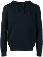 Emporio Armani Basic Hoodie - Blue