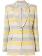 Giorgio Armani Pre-owned Striped Classic Blazer - Multicolour