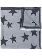 Stella Mccartney Star Patterned Scarf - Grey