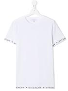 Givenchy Kids Teen Layered Logo Print T-shirt - White