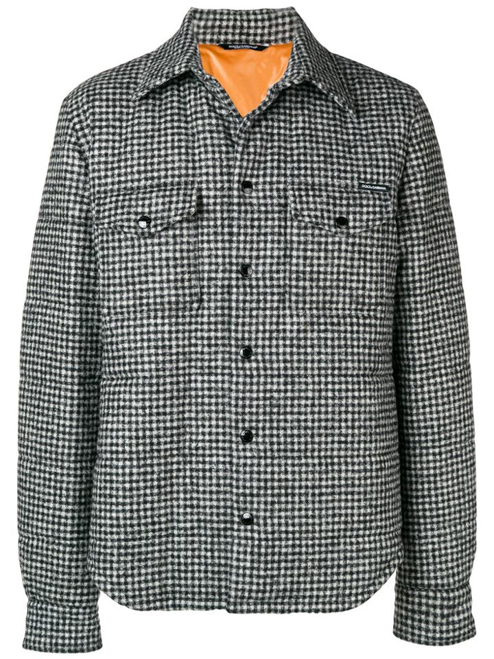 Dolce & Gabbana Checked Tartan Shirt - Black